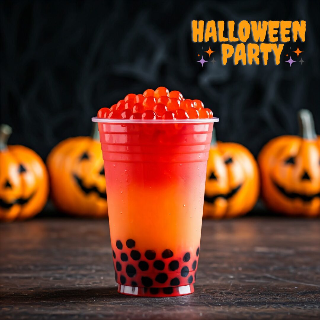 Halloween Bubble tea party