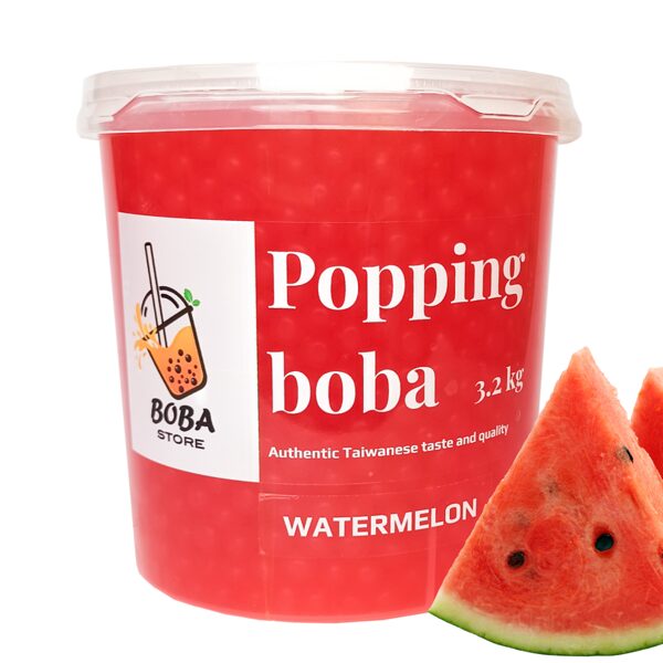 WATERMELON Popping Boba, 3.2 kg