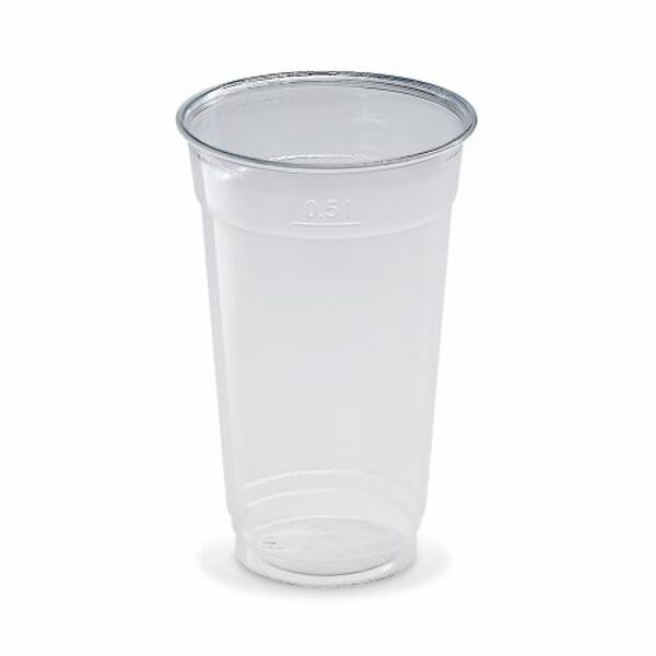 Cups, plastic, 500 ml