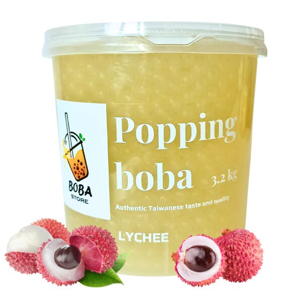 LYCHEE Popping Boba, 3.2 kg