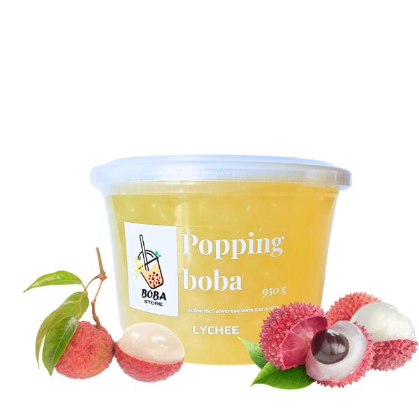 LYCHEE popping boba, 950g