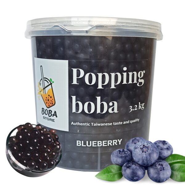 BLUEBERRY Popping Boba, 3.2 kg