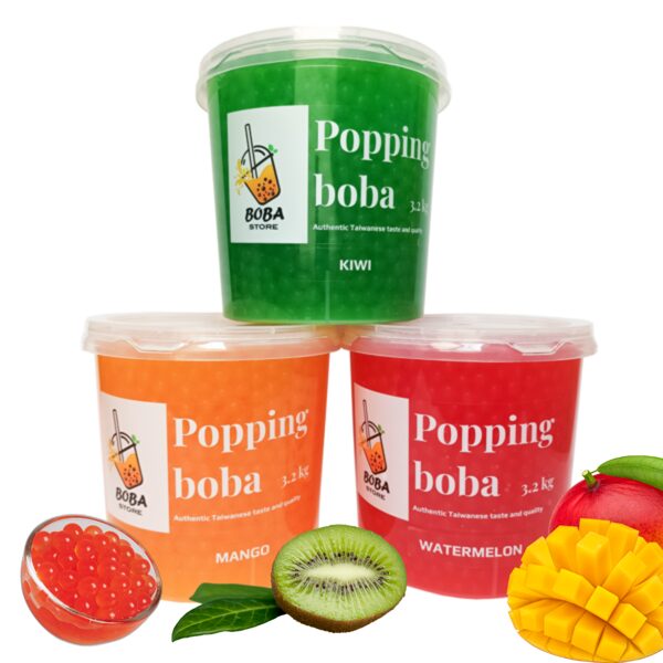 Popping boba Set 3 x 3.2 kg, Any flavors